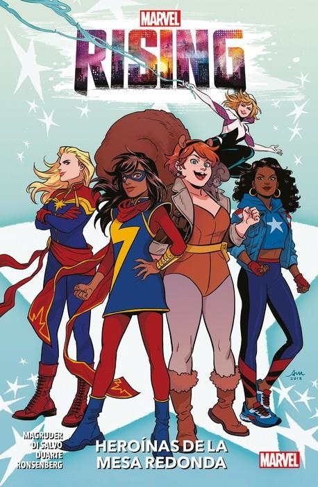 MARVEL RISING, HEROÍNAS DE LA MESA REDONDA | 9788413344751 | ROBERTO DI SALVO - GEORGES DUARTE - NILAH MAGRUDER | Universal Cómics