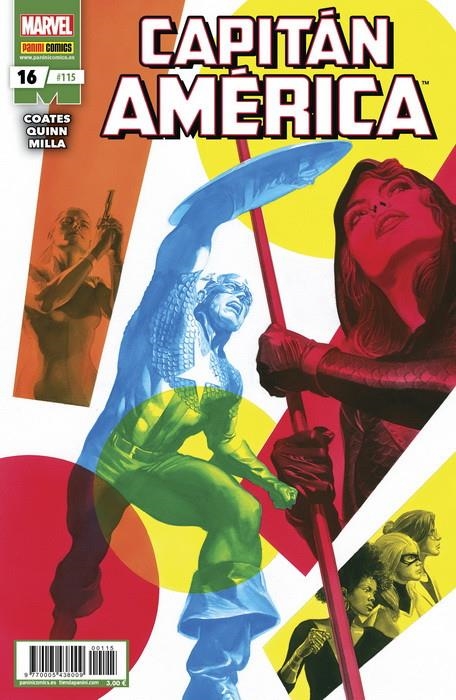 CAPITÁN AMÉRICA VOL 8 # 115 CAPITÁN AMÉRICA 16 | 977000543800900115 | TA-NEHISI COATES - ROBERT QUINN | Universal Cómics