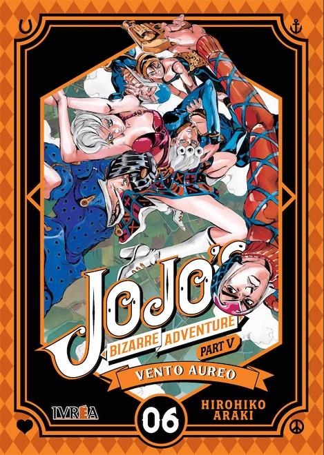 JOJO'S BIZARRE ADVENTURE PARTE 5 VENTO AUREO # 06 | 9788418271168 | HIROHIKO ARAKI | Universal Cómics