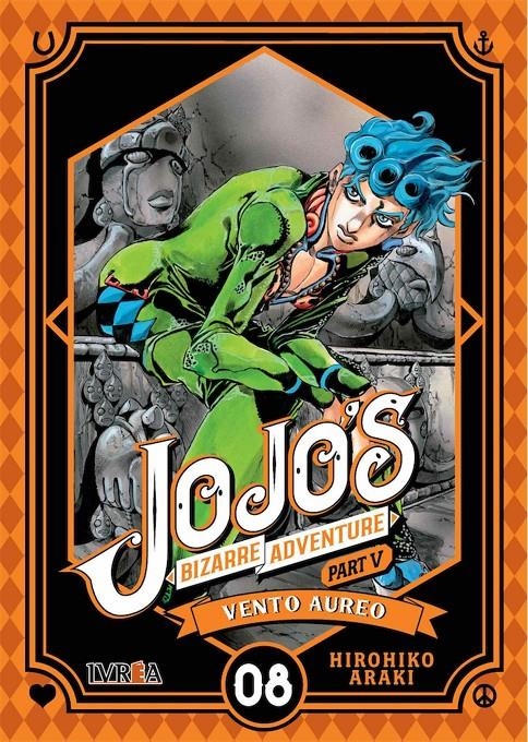 JOJO'S BIZARRE ADVENTURE PARTE 5 VENTO AUREO # 08 | 9788418271687 | HIROHIKO ARAKI