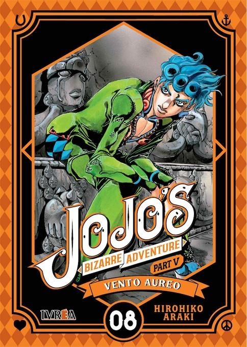 JOJO'S BIZARRE ADVENTURE PARTE 5 VENTO AUREO # 08 | 9788418271687 | HIROHIKO ARAKI | Universal Cómics