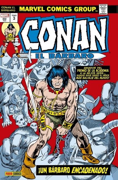 CONAN EL BÁRBARO MARVEL ÓMNIBUS # 03 ¡UN BÁRBARO ENCADENADO! | 9788413345031 | ROY THOMAS - JOHN BUSCEMA | Universal Cómics