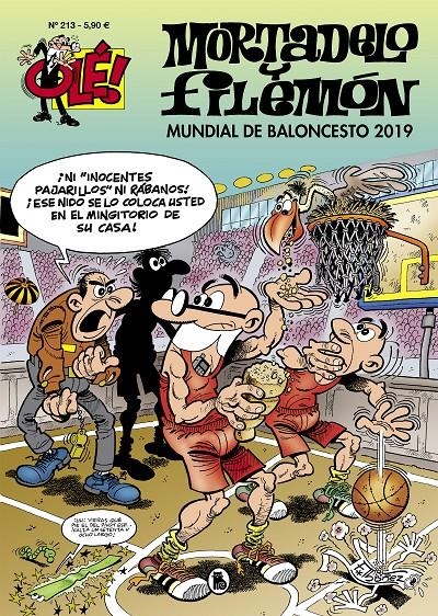 OLE MORTADELO # 213 MUNDIAL DE BALONCESTO 2019 | 9788402423641 | FRANCISCO IBAÑEZ | Universal Cómics