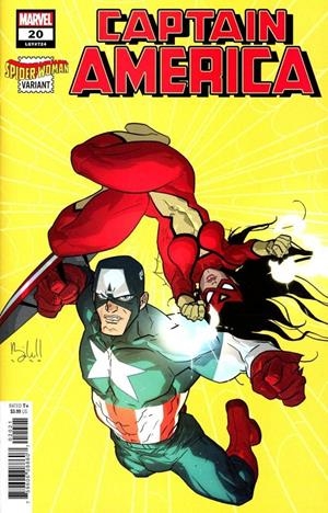 USA CAPTAIN AMERICA VOL 9 #20  SPIDER-WOMAN COVER VARIANT (LGY 724) | 75960608860702021 | MATT MILLA- TA NEHISI COATES - BOB QUINN