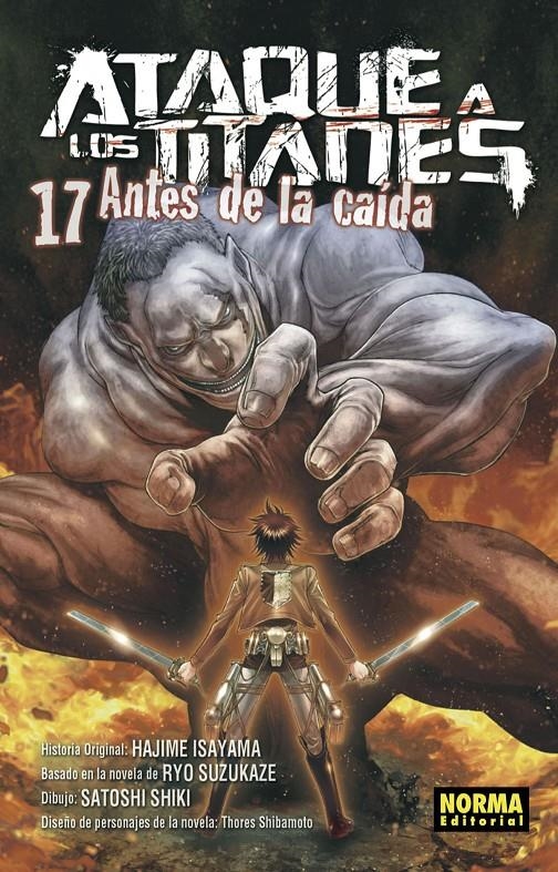 ATAQUE A LOS TITANES, ANTES DE LA CAÍDA # 17 | 9788467942422 | HAJIME ISAYAMA - SATOSHI SHIKI - RYO SUZUKAZE - SHIBAMOTO | Universal Cómics