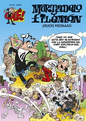 OLÉ MORTADELO # 214 ¡FELICES FIESTAAAS! | 9788402423979 | FRANCISCO IBÁÑEZ | Universal Cómics