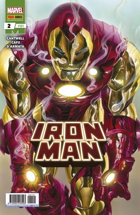 INVENCIBLE IRON MAN VOL 2 # 121 IRON MAN NUEVA ETAPA 2 | 977000544300300121 | CAFU - CHRISTOPHER CANTWELL