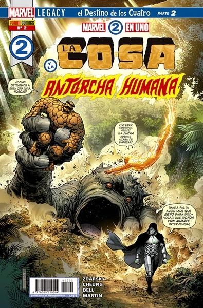 2aMA MARVEL 2 EN 1 LA COSA Y LA ANTORCHA HUMANA # 02 | 9999900056969 | JIM CHEUNG - CHIP ZDARSKY | Universal Cómics