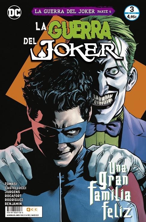 LA GUERRA DEL JOKER # 03 | 9788418569586 | CECIL CASTELLUCCI - DAN JURGENS - KENNETH ROCAFORT - PETER TOMASI - ROBBI RODRIGUEZ / RYAN BENJAMIN | Universal Cómics