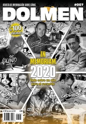 DOLMEN # 307 ESPECIAL 07 IN MEMORIAM | 977169763400700307 | VARIOS AUTORES | Universal Cómics