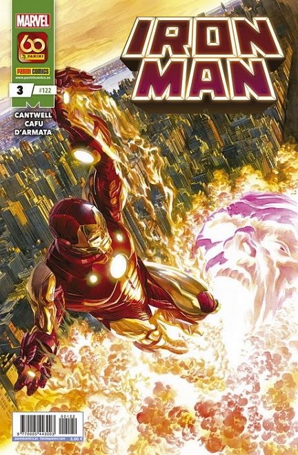 INVENCIBLE IRON MAN VOL 2 # 122 IRON MAN NUEVA ETAPA 3 | 977000544300300122 | CAFU - CHRISTOPHER CANTWELL | Universal Cómics