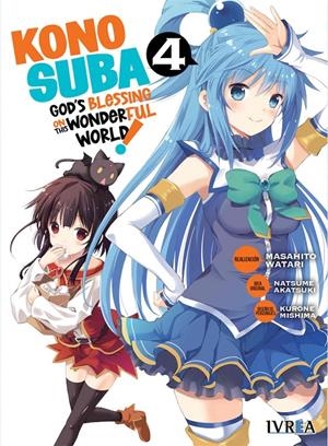 KONOSUBA # 04 | 9788418562839 | MASAHITO WATARI - KURONE MISHIMA - NATSUME AKATSUKI | Universal Cómics