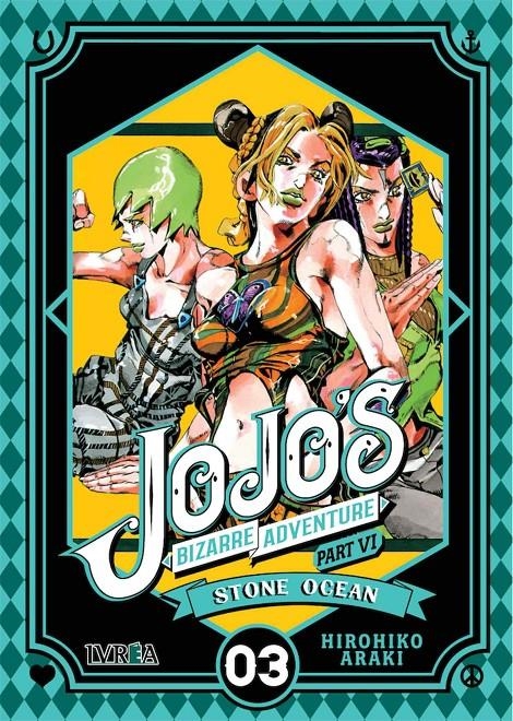 JOJO'S BIZARRE ADVENTURE PARTE 6 STONE OCEAN # 03 | 9788418562792 | HIROHIKO ARAKI | Universal Cómics