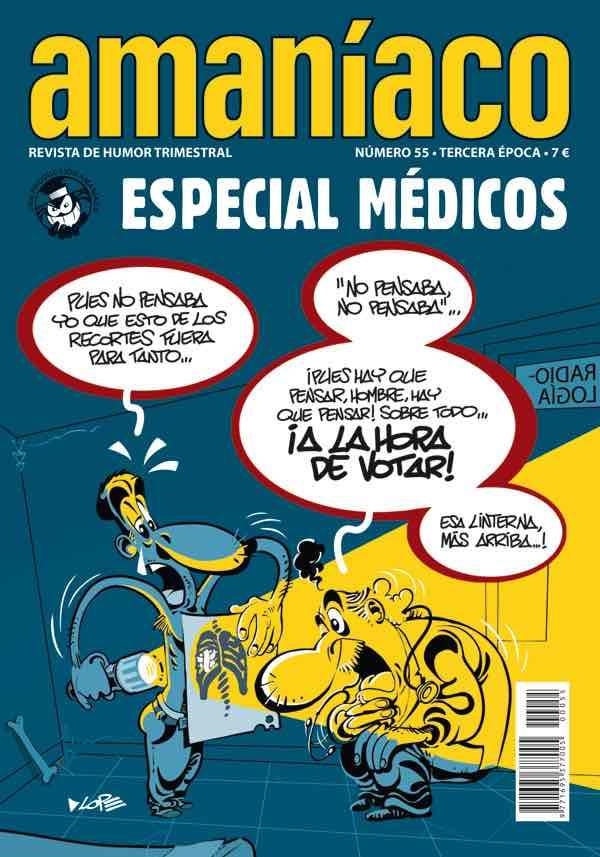 AMANÍACO III ÉPOCA # 55 ESPECIAL MÉDICOS | 977169537700500055 | VARIOS AUTORES | Universal Cómics