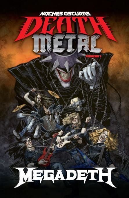 NOCHES OSCURAS, DEATH METAL # 01 MEGADETH BAND EDITION RÚSTICA | 9788418660054 | GREG CAPULLO - SCOTT SNYDER - JUANJO GUARNIDO | Universal Cómics