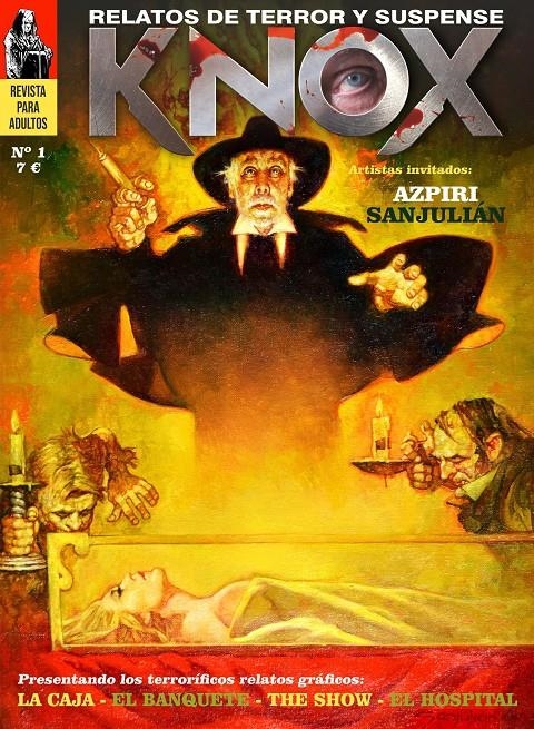 KNOX REVISTA # 01 RELATOS DE TERROR Y SUSPENSE | 9999900059243 | VARIOS AUTORES | Universal Cómics