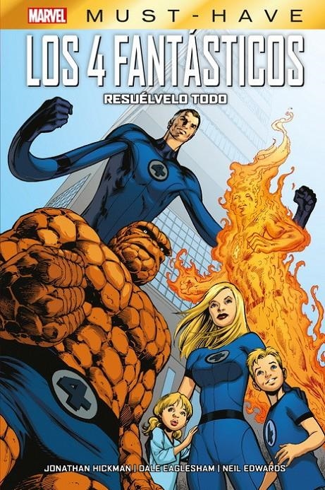 MARVEL MUST-HAVE LOS 4 FANTÁSTICOS, RESUÉLVELO TODO | 9788413348520 | NEIL EDWARDS - JONATHAN HICKMAN - DALE EAGLESHAM | Universal Cómics