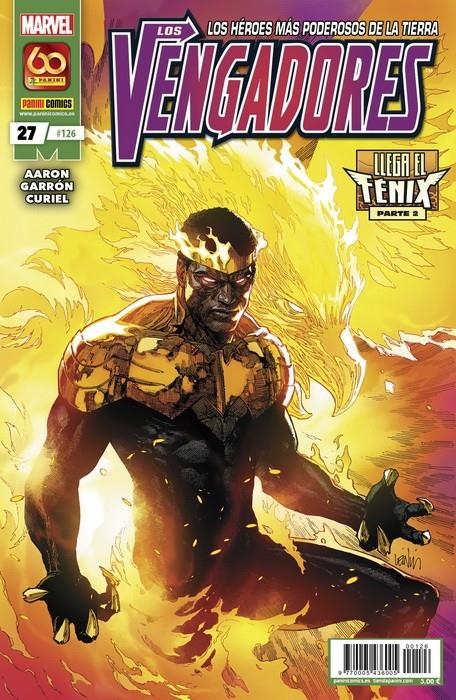 VENGADORES VOL 4 # 126 VENGADORES 27 | 977000543600500126 | JAVIER GARRÓN - JASON AARON | Universal Cómics