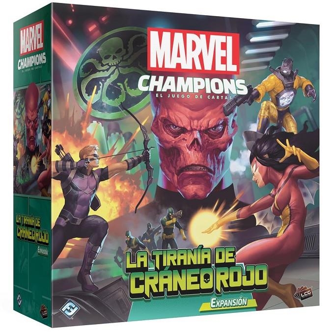 MARVEL CHAMPIONS LA TIRANÍA DE CRÁNEO ROJO EXPANSIÓN | 8435407630970 | Universal Cómics