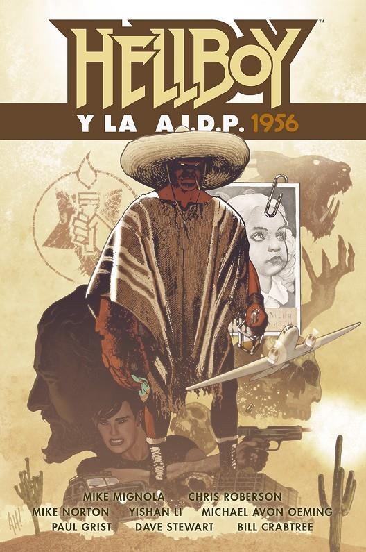 HELLBOY EDICIÓN EN CARTONÉ # 24 HELLBOY Y LA AIDP 1956 | 9788467944129 | MIKE MIGNOLA - CHRIS ROBERSON - MIKE NORTON - YISHAN LI - MICHAEL AVON OEMING- PAUL GRIST | Universal Cómics