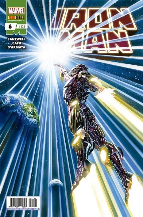 INVENCIBLE IRON MAN VOL 2 # 125 IRON MAN NUEVA ETAPA 6 | 977000544300300125 | CAFU - CHRISTOPHER CANTWELL - SALVADOR LARROCA | Universal Cómics