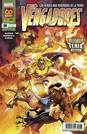 VENGADORES VOL 4 # 127 VENGADORES 28 | 977000543600500127 | LUCA MARESCA - JASON AARON | Universal Cómics