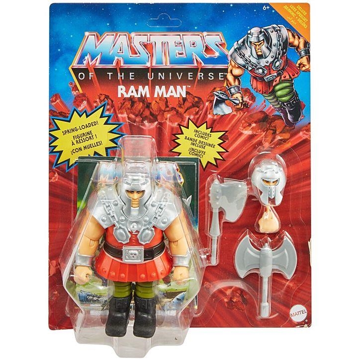 RAM MAN DELUXE FIGURA MASTERS OF THE UNIVERSE ORIGINS | 0887961929645 | Universal Cómics