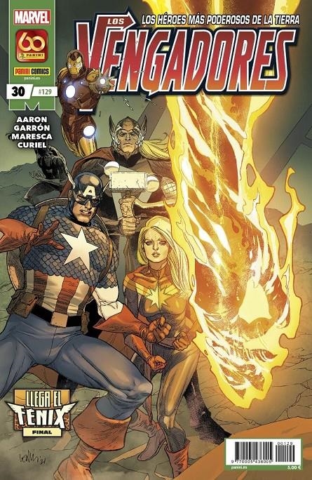 VENGADORES VOL 4 # 129 VENGADORES 30 | 977000543600500129 | LUCA MARESCA - JASON AARON - JAVIER GARRÓN | Universal Cómics