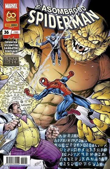 SPIDERMAN VOL 2 # 185 EL ASOMBROSO SPIDERMAN 36 | 977000533900900185 | NICK SPENCER -  FEDERICO SABBATINI - FEDERICO VICENTINI | Universal Cómics