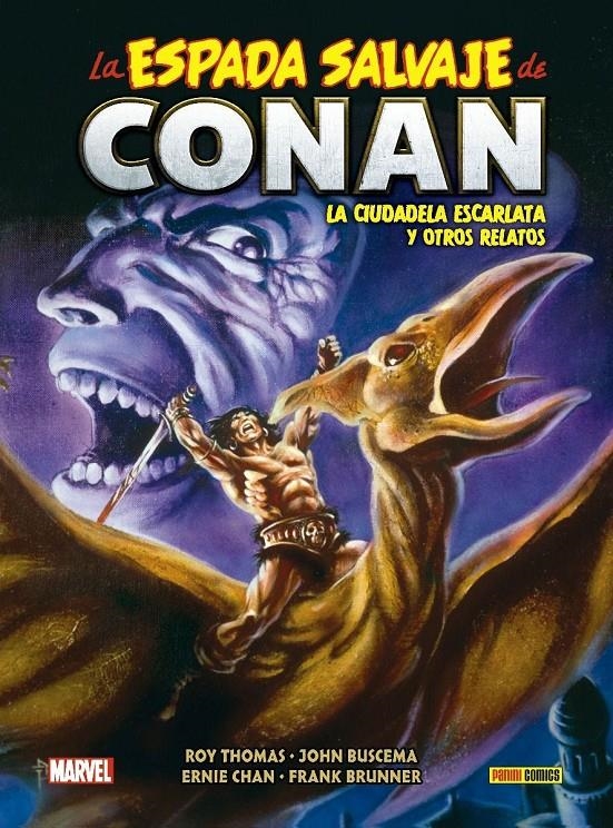 BIBLIOTECA CONAN LA ESPADA SALVAJE DE CONAN # 09 LA CIUDADELA ESCARLATA Y OTROS RELATOS | 9788411010177 | ROY THOMAS - FRANK BRUNNER - ERNIE CHAN - JOHN BUSCEMA | Universal Cómics