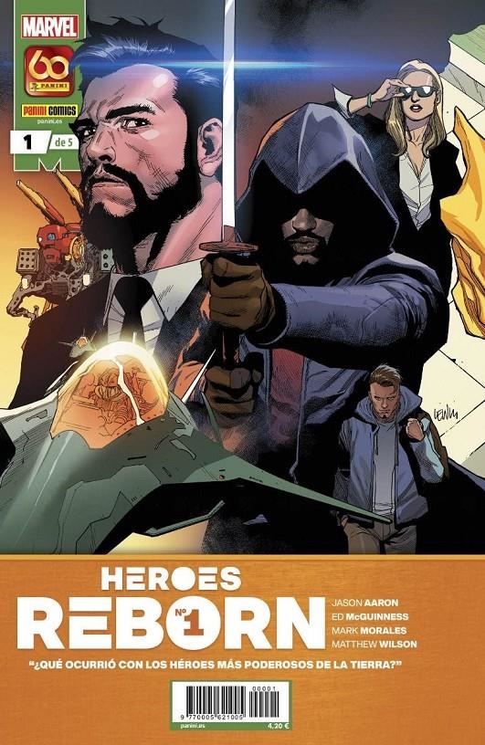 HEROES REBORN # 01 ¿QUÉ OCURRIÓ CON LOS HÉROES MÁS PODEROSOS DE LA TIERRA? | 977000562100500001 | JASON AARON - ED MCGUINNESS | Universal Cómics