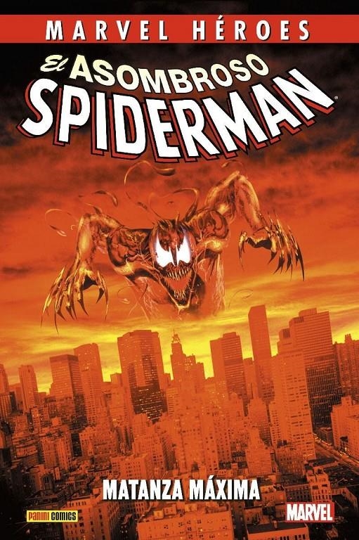 COLECCIONABLE HÉROES MARVEL # 105 EL ASOMBROSO SPIDERMAN MATANZA MÁXIMA | 9788411010436 | ALEX SAVIUK - SAL BUSCEMA - RON LIM  - J. M. DEMATTEIS - MARK BAGLEY - TOM DEFALCO | Universal Cómics