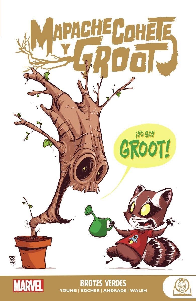 MARVEL YOUNG ADULTS GROOT # 01 MAPACHE COHETE Y GROOT | 9788411010108 | MICHAEL WALSH - NICK KOCHER - FILIPE ANDRADE - JAY FOSGITT - AARON CONLEY | Universal Cómics