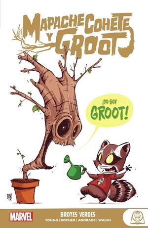 MARVEL YOUNG ADULTS GROOT # 01 MAPACHE COHETE Y GROOT | 9788411010108 | MICHAEL WALSH - NICK KOCHER - FILIPE ANDRADE - JAY FOSGITT - AARON CONLEY