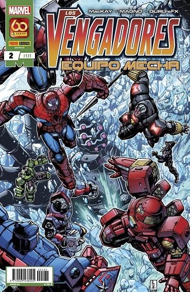 VENGADORES VOL 4 # 131 LOS VENGADORES EQUIPO MECHA 2 | 977000543600500131 | JED MACKAY - CARLOS MAGNO | Universal Cómics