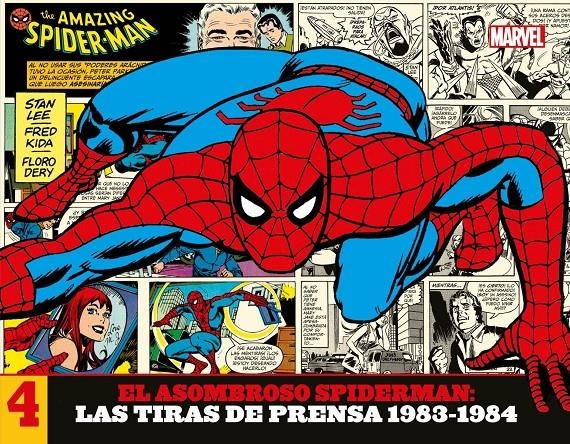 EL ASOMBROSO SPIDERMAN, LAS TIRAS DE PRENSA # 04 1983-1984 | 9788411010962 | FLORO DERY - STAN LEE - FRED KIDA | Universal Cómics