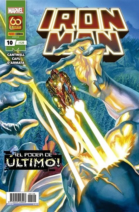 INVENCIBLE IRON MAN VOL 2 # 129 IRON MAN NUEVA ETAPA 10 | 977000544300300129 | CAFU - CHRISTOPHER CANTWELL | Universal Cómics