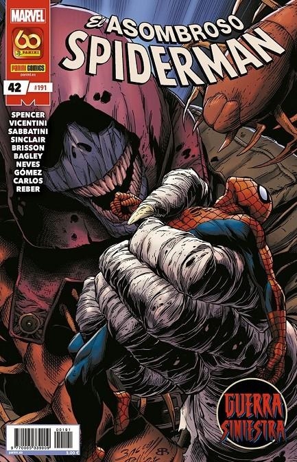 SPIDERMAN VOL 2 # 191 EL ASOMBROSO SPIDERMAN 42 | 977000533900900191 | NICK SPENCER - FEDERICO VICENTINI - MARK BAGLEY | Universal Cómics