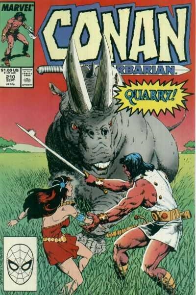 USA CONAN THE BARBARIAN # 210 | 071486024989 | JAMES OWSLEY - VAL SEMEKIS - ALFREDO ALCALA | Universal Cómics