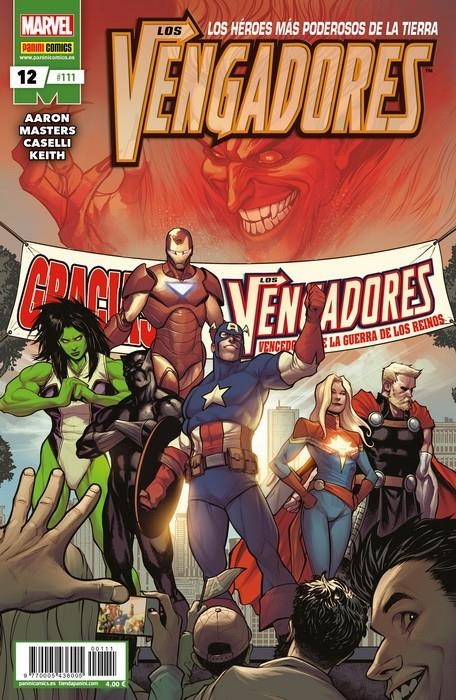 2AMA VENGADORES VOL 4 # 111 VENGADORES 12 | 9999900065510 | JASON AARON - STEFANO CASELLI - JASON MASTERS