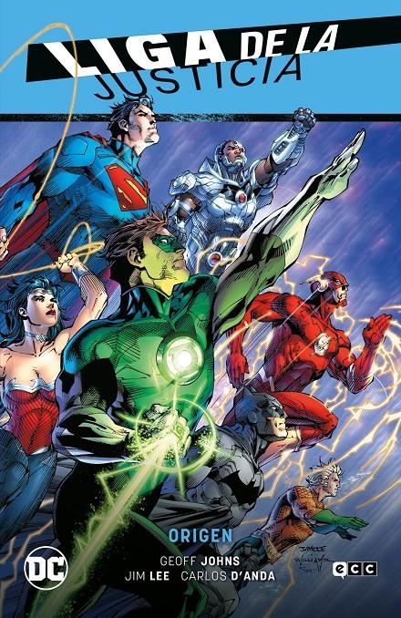 LIGA DE LA JUSTICIA SAGA NUEVO UNIVERSO # 01 ORIGEN | 9788418931789 | CARLOS D'ANDA - GEOFF JOHNS - JIM LEE | Universal Cómics