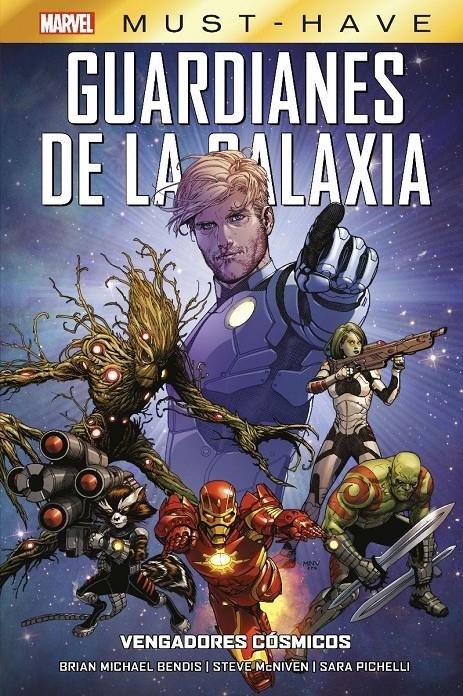 MARVEL MUST-HAVE GUARDIANES DE LA GALAXIA VENGADORES CÓSMICOS | 9788411010856 | MICHAEL AVON OEMING - MIKE DEL MUNDO - STEVE MCNIVEN - MING DOYLE - BRIAN MICHAEL BENDIS | Universal Cómics