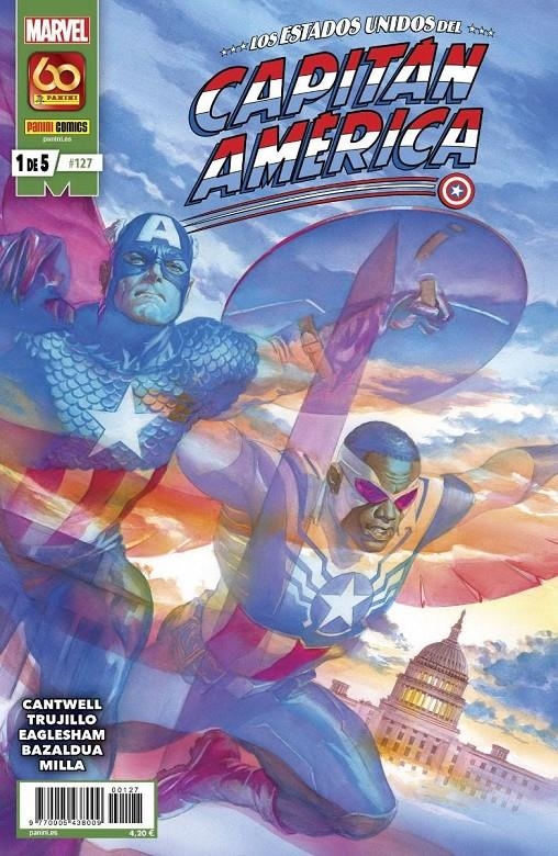 CAPITÁN AMÉRICA VOL 8 # 127 LOS ESTADOS UNIDOS DEL CAPITÁN AMÉRICA 1 | 977000543800900127 | CHRISTOPHER CANTWELL - JAN BAZALDUA - DALE EAGLESHAM - JOSH TRUJILLO