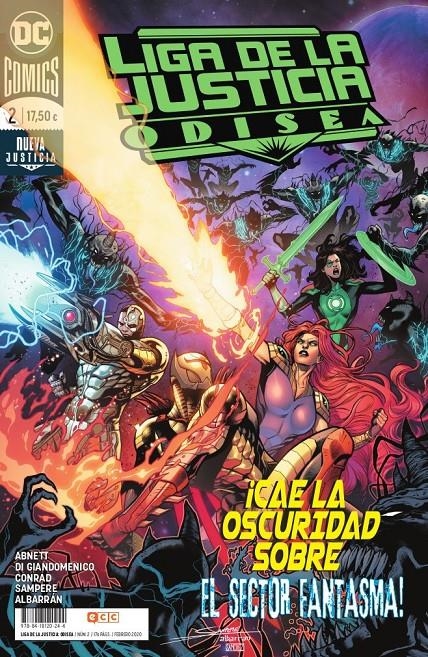 2AMA LIGA DE LA JUSTICIA ODISEA # 02 | 9999900066746 | CARMINE DI GIANDOMENICO - DAN ABNETT - DANIEL SAMPERE - JUAN ALBARRAN - WILL CONRAD | Universal Cómics