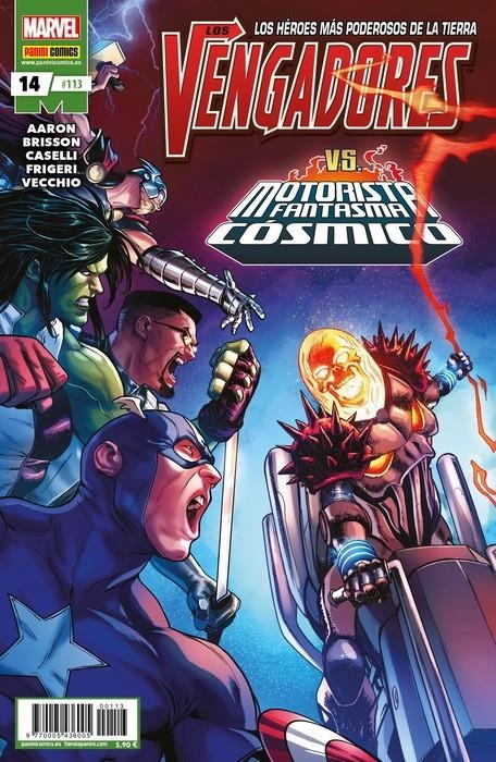 2AMA VENGADORES VOL 4 # 113 VENGADORES 14 | 9999900068597 | JASON AARON - STEFANO CASELLI - ED BRISSON - JUAN FRIGERI