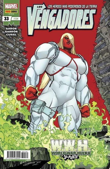 VENGADORES VOL 4 # 134 VENGADORES 33 | 977000543600500134 | JAVIER GARRÓN - JASON AARON | Universal Cómics