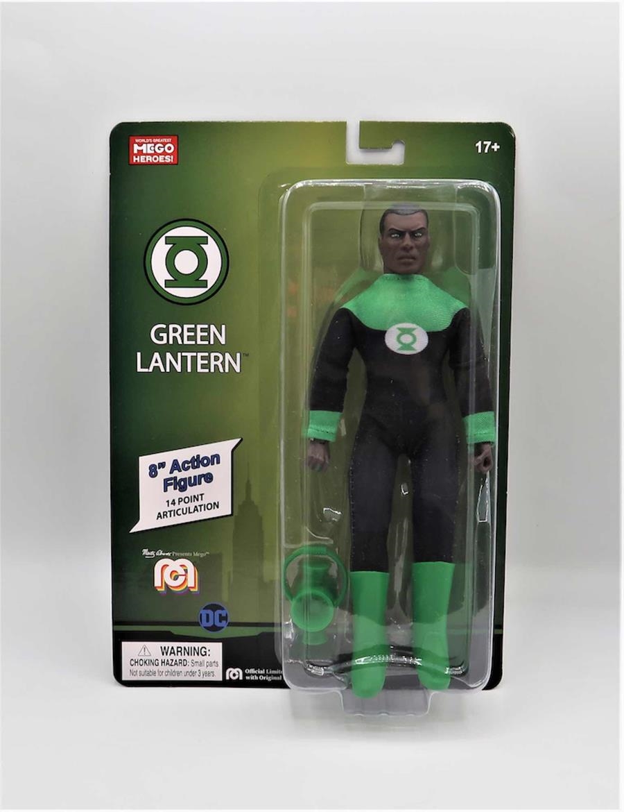 GREEN LANTERN RETRO FIGURA 20 CM DC COMICS MEGO | 8500024782736 | Universal Cómics