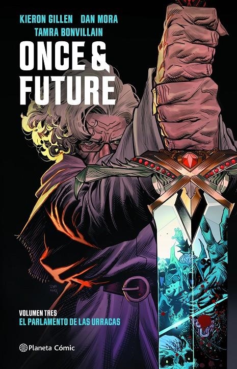 ONCE AND FUTURE # 03 EL PARLAMENTO DE LAS URRACAS | 9788411120265 | KIERON GILLEN - DAN MORA - TAMRA BONVILLAIN | Universal Cómics