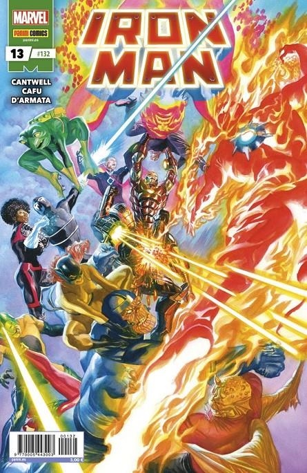 INVENCIBLE IRON MAN VOL 2 # 132 IRON MAN NUEVA ETAPA 13 | 977000544300300132 | CAFU - CHRISTOPHER CANTWELL