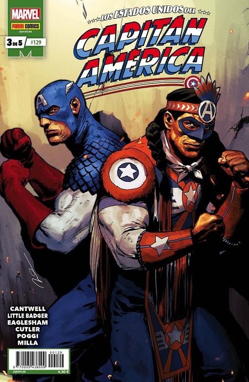 CAPITÁN AMÉRICA VOL 8 # 129 LOS ESTADOS UNIDOS DEL CAPITÁN AMÉRICA 3 | 977000543800900129 | CHRISTOPHER CANTWELL - MOHALE MASHIGO - DALE EAGLESHAM - NATACHA BUSTOS | Universal Cómics